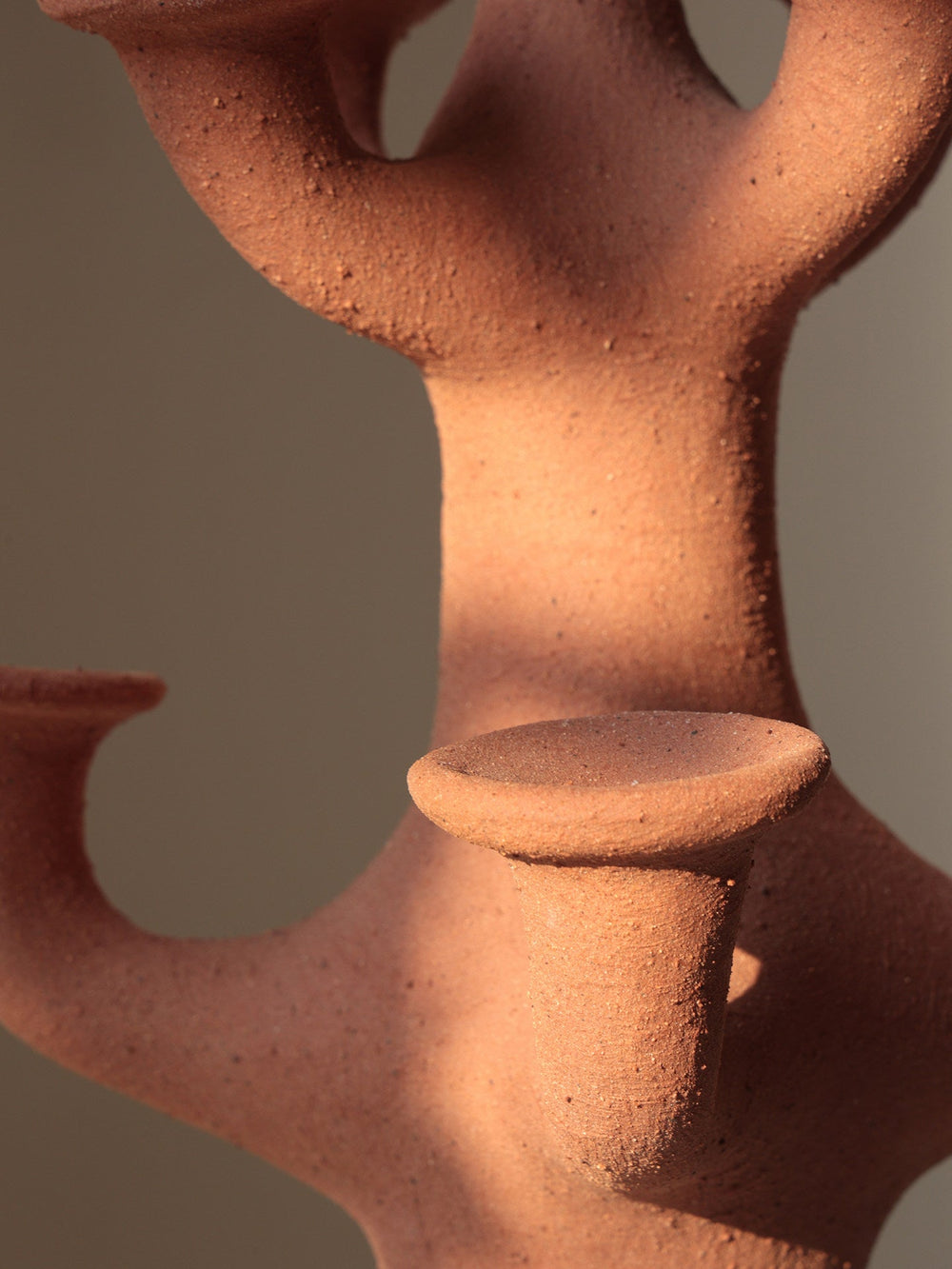 Terracotta Tree Candelabra