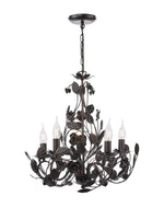 Rosaio Wrought Iron Chandelier