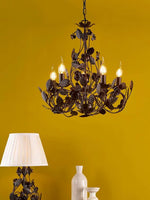 Rosaio Wrought Iron Chandelier