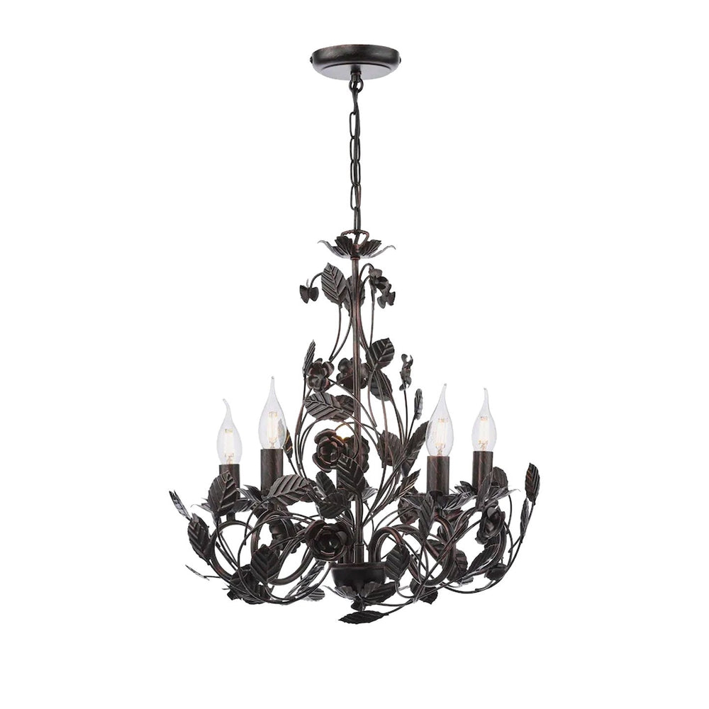 Rosaio Wrought Iron Chandelier