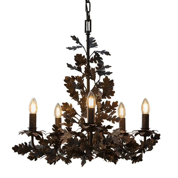 Thicket Oak Leaf Chandelier