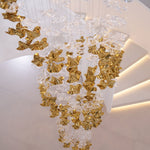 Tidal Art Glass Cluster Pendant – Sculptural Multi-Light