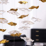 Tidal Art Glass Cluster Pendant – Sculptural Multi-Light