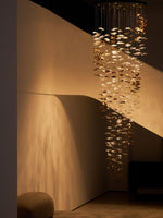 Tidal Art Glass Cluster Pendant – Sculptural Multi-Light