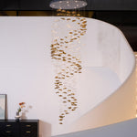 Tidal Art Glass Cluster Pendant – Sculptural Multi-Light