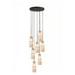Tiered Alabaster Cluster Chandelier
