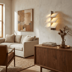 Tiered Alabaster Wall Sconce