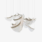 Palmette Tiered Chandelier – Leaf-Motif Statement