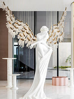 Palmette Tiered Chandelier – Leaf-Motif Statement