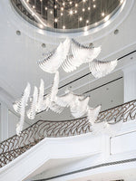Palmette Tiered Chandelier – Leaf-Motif Statement