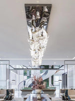 Palmette Tiered Chandelier – Leaf-Motif Statement