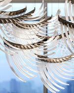 Palmette Tiered Chandelier – Leaf-Motif Statement