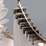 Palmette Tiered Chandelier – Leaf-Motif Statement