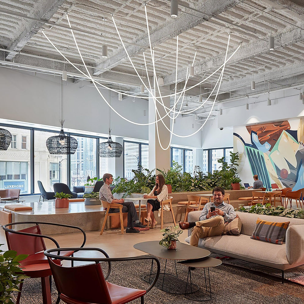 Flexible Curve Pendant Lamp – Adjustable Modern Ceiling Light