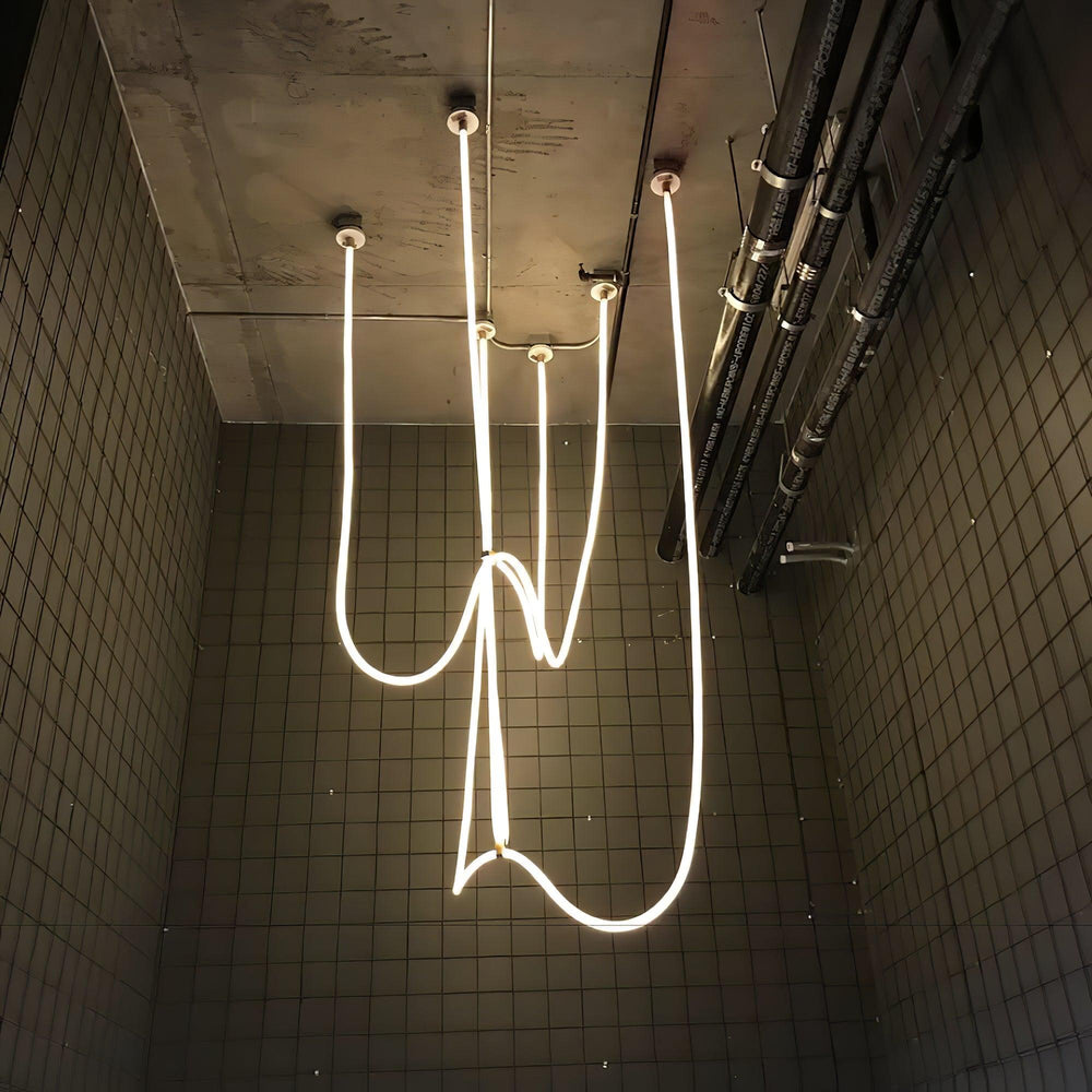 Flexible Curve Pendant Lamp – Adjustable Modern Ceiling Light