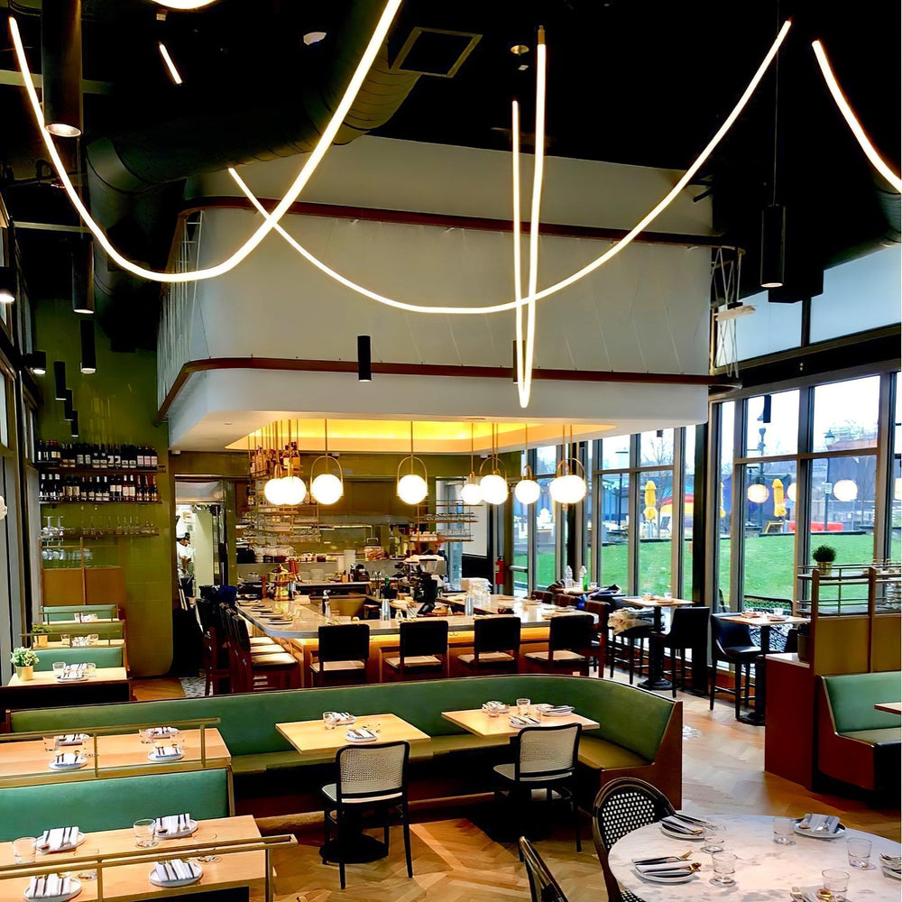 Flexible Curve Pendant Lamp – Adjustable Modern Ceiling Light