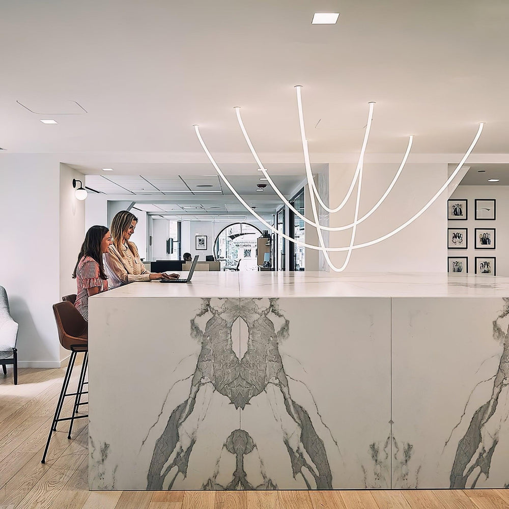 Flexible Curve Pendant Lamp – Adjustable Modern Ceiling Light