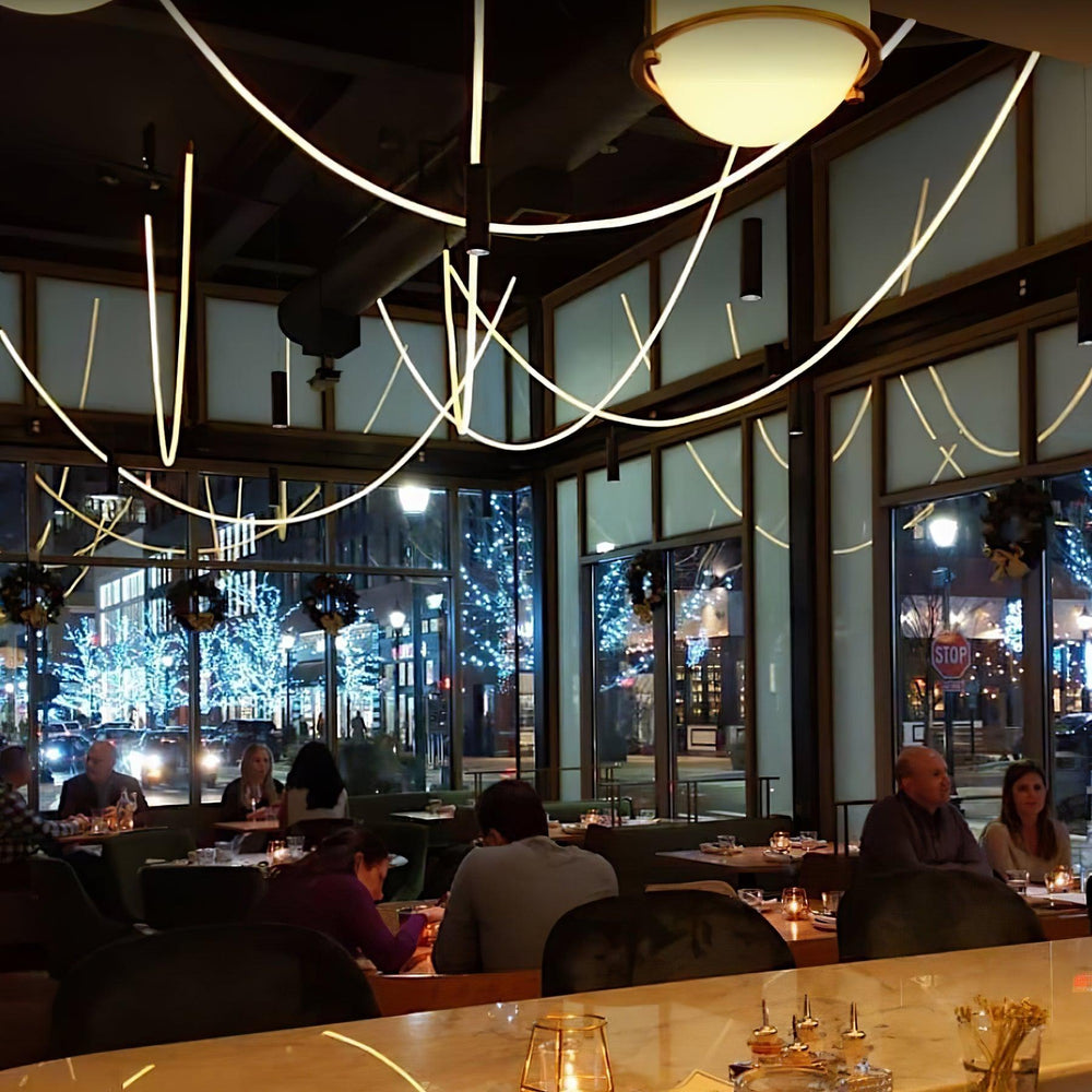 Flexible Curve Pendant Lamp – Adjustable Modern Ceiling Light