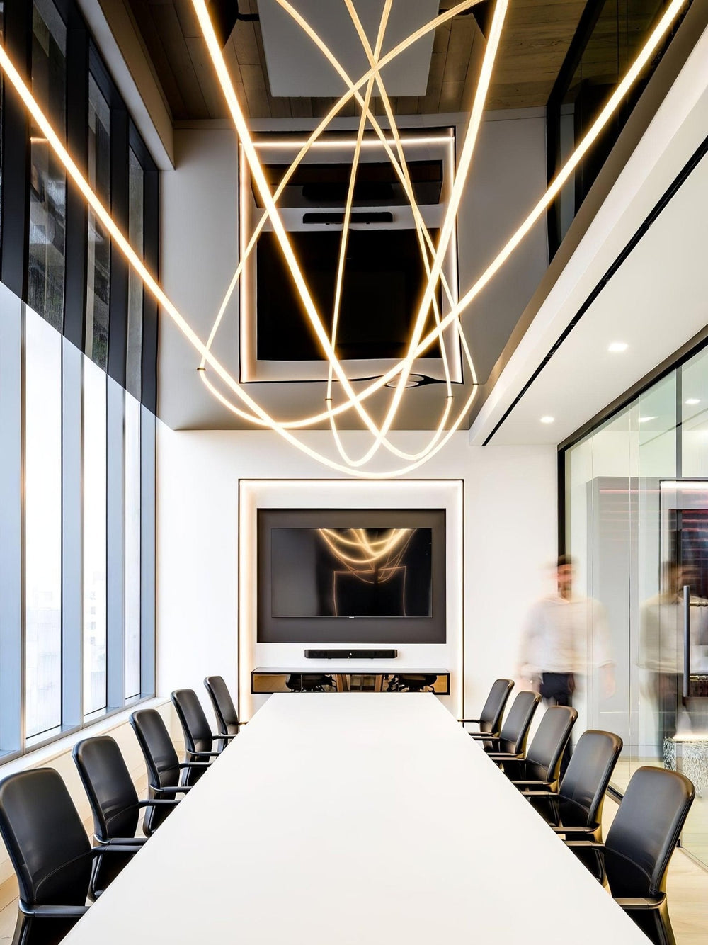 Flexible Curve Pendant Lamp – Adjustable Modern Ceiling Light