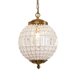 Traditional Gold Globe Chandelier – Classic Brass Silhouette