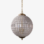Traditional Gold Globe Chandelier – Classic Brass Silhouette