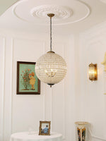 Traditional Gold Globe Chandelier – Classic Brass Silhouette