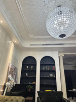 Traditional Gold Globe Chandelier – Classic Brass Silhouette