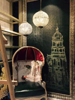 Traditional Gold Globe Chandelier – Classic Brass Silhouette
