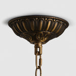 Traditional Gold Globe Chandelier – Classic Brass Silhouette
