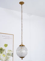 Traditional Gold Globe Chandelier – Classic Brass Silhouette