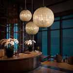 Traditional Gold Globe Chandelier – Classic Brass Silhouette