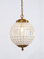 Traditional Gold Globe Chandelier – Classic Brass Silhouette