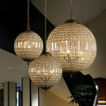 Traditional Gold Globe Chandelier – Classic Brass Silhouette