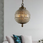 Traditional Gold Globe Chandelier – Classic Brass Silhouette