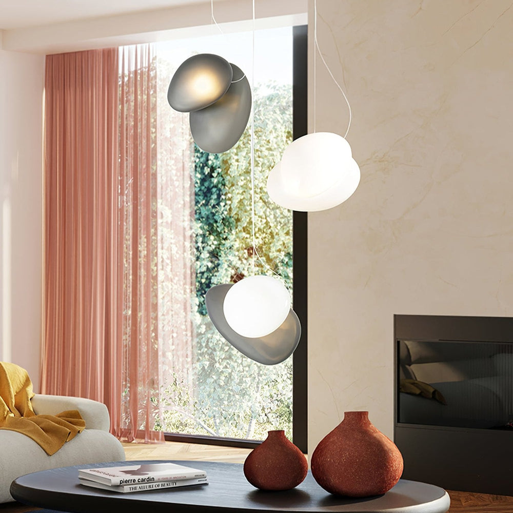 Translucent Frosted Glass Pendant Light