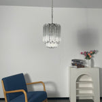 Transparant Glass Prism Chandelier