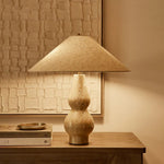 Travertine Double-Gourd Table Lamp