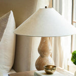Travertine Double-Gourd Table Lamp