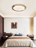 Travertine Eclipse Ceiling Lamp