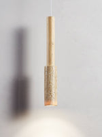 Travertine Stick Pendant Light