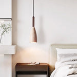 Travertine Teardrop Pendant Light