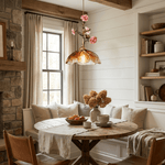 Trellis Rose Pendant Lamp