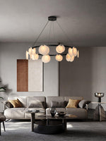 Trinidad Alabaster Chandelier – Warm Stone Glow
