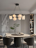 Trinidad Alabaster Chandelier – Warm Stone Glow