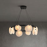 Trinidad Alabaster Chandelier – Warm Stone Glow