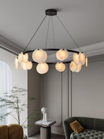Trinidad Alabaster Chandelier – Warm Stone Glow