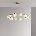 Trinidad Alabaster Chandelier – Warm Stone Glow
