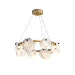 Trinidad Alabaster Chandelier – Warm Stone Glow