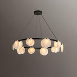 Trinidad Alabaster Chandelier – Warm Stone Glow