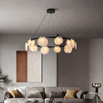 Trinidad Alabaster Chandelier – Warm Stone Glow